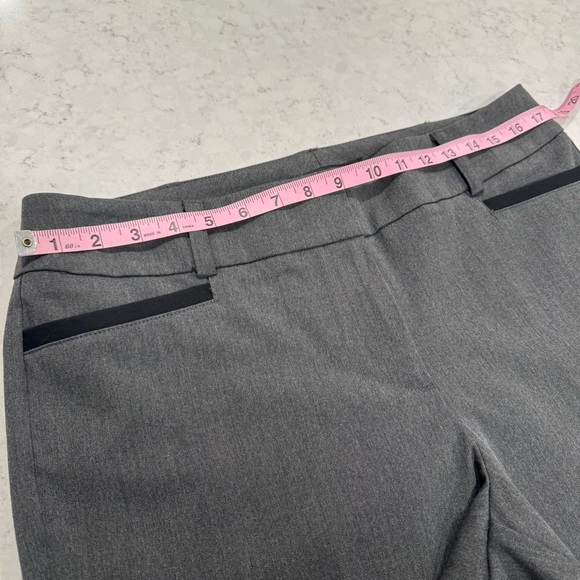 New York & Company 7th Avenue Gray Bottoms Slacks Dress Pants Women’s 12 Tall - Picture 10 of 14